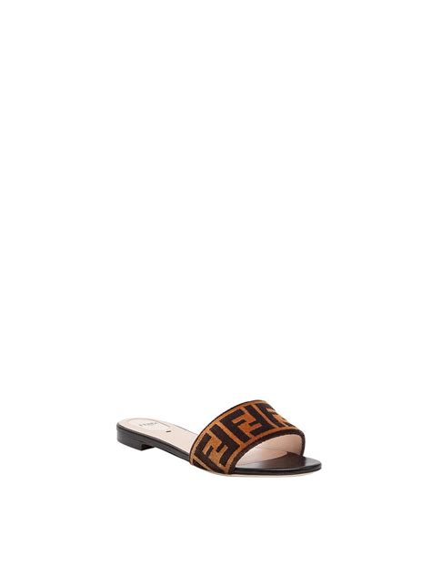 fendi promenade platform sandals|Fendi open toe flat sandals.